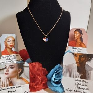 The Patriotic Heart Necklace!